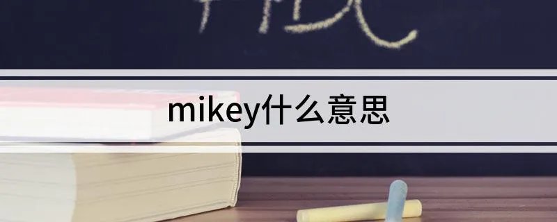 mikey什么意思