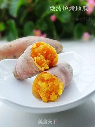 微波炉烤地瓜