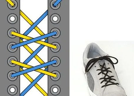 24种鞋带的系法图解