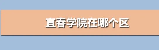 宜春学院在宜春哪个区
