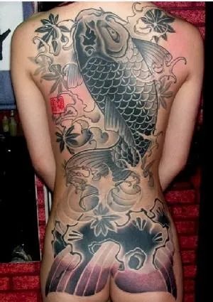 日本山口组纹身图案很好看，想找相关的图案看看，纯欣赏