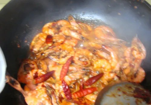 香辣虾的制作方法