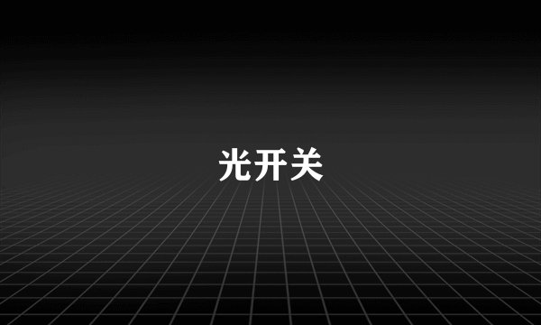 光开关