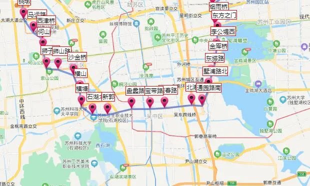 2021苏州地铁3号线路图 苏州地铁3号线站点图及运营时间