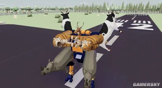 《沙雕鹿模拟器》21日开启Steam抢先测试 城市中大闹特闹