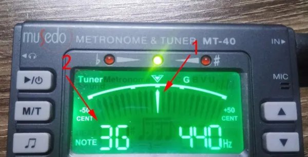 吉他调音器怎么用？