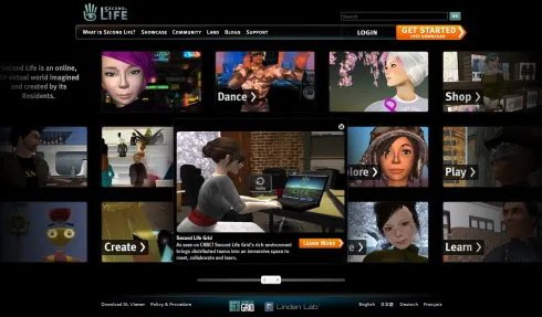 第二人生网络社区的产品介绍
