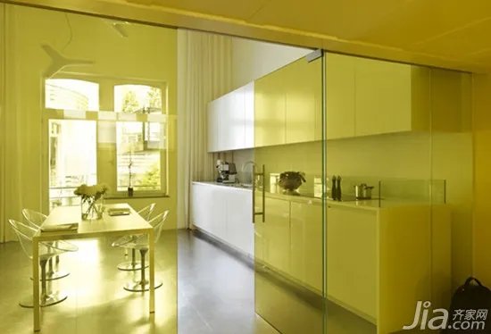 厨房玻璃门图片欣赏解析