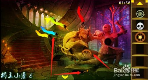 逃脱类游戏 封闭鬼屋逃脱 通关攻略