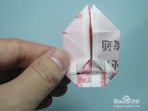 简单的手工折纸天使 用钱折纸爱心天使步骤图解