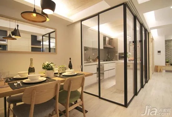 厨房玻璃门图片欣赏解析