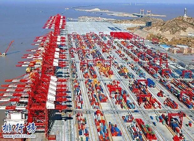 世界上最繁忙的十个港口:中国占7席 上海世界第一