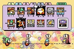 超级马里奥世界2里有哪些隐藏关卡,求图