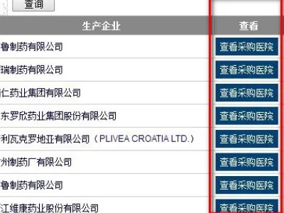 药品挂网价怎么查询