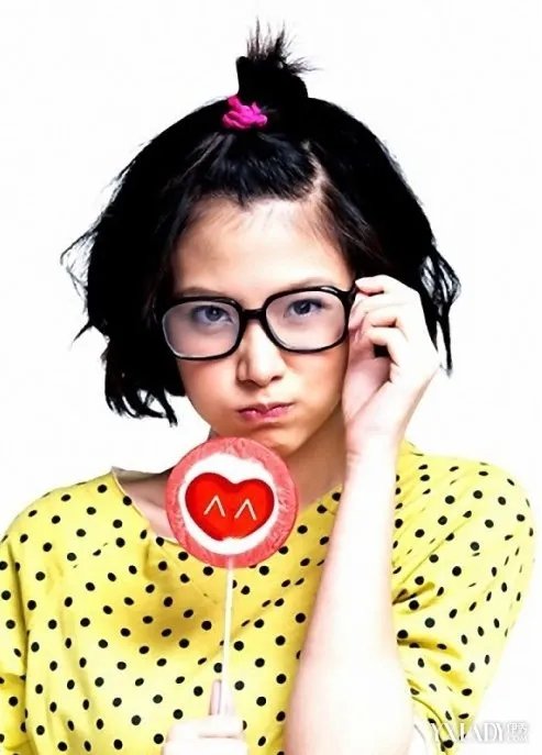 校园女生可爱萝莉发型效果图学生短发发型图片