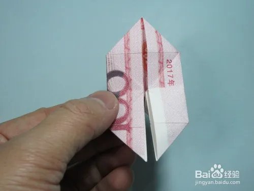 简单的手工折纸天使 用钱折纸爱心天使步骤图解