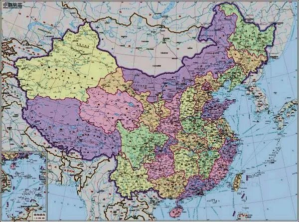 麻烦帮我下载一幅中国人民共和国高清地图图片格式！