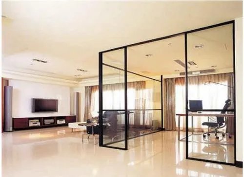客厅玻璃隔断效果图 常见的几种客厅隔断类型