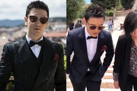 网友遇黄晓明游迪士尼 教主好友晒旅游照片