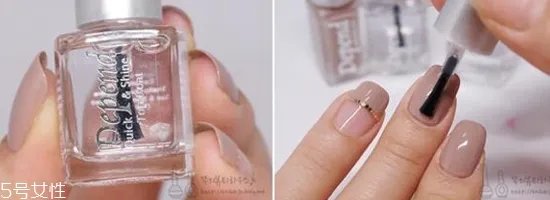 美甲裸粉色款式图片2018 新款裸色美甲图案大全