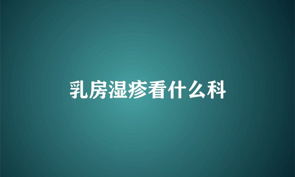 乳房湿疹看什么科