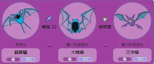 口袋进化超音蝠介绍一览