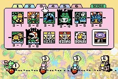 超级马里奥世界2里有哪些隐藏关卡,求图