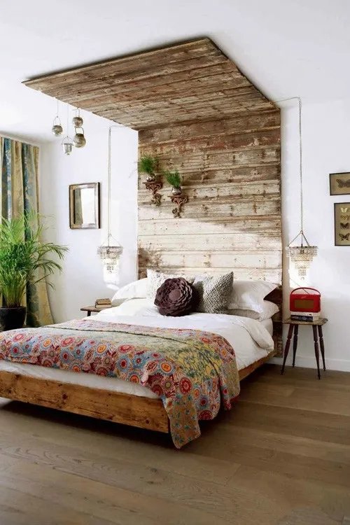 床头背景墙装修效果图 卧室床头背景墙装修设计方案