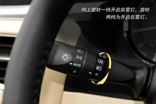 前雾灯和后雾灯标志图,汽车雾灯标志