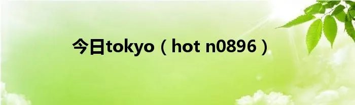 今日tokyo（hot n0896）