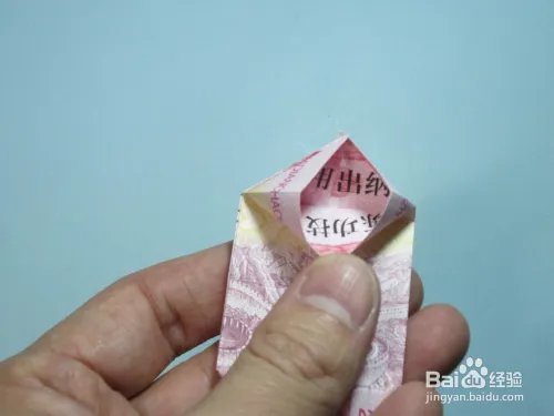 简单的手工折纸天使 用钱折纸爱心天使步骤图解