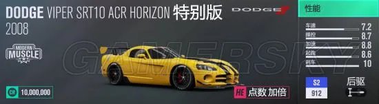 《极限竞速地平线3》全特别版HE车辆图鉴