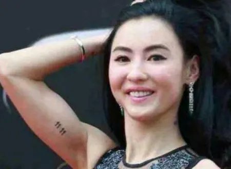 张柏芝有纹身吗？