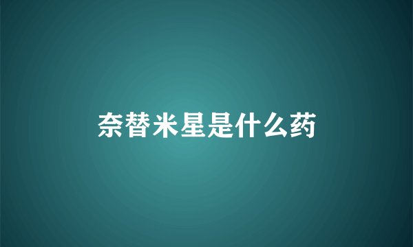 奈替米星是什么药