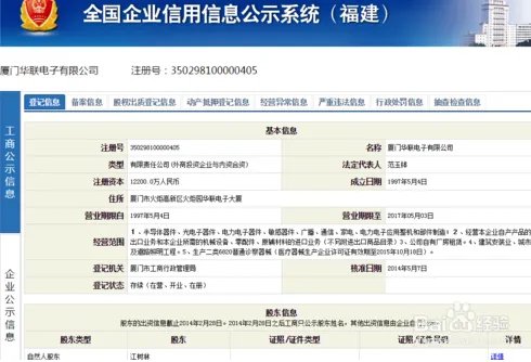 工商企业注册查询网入口官网