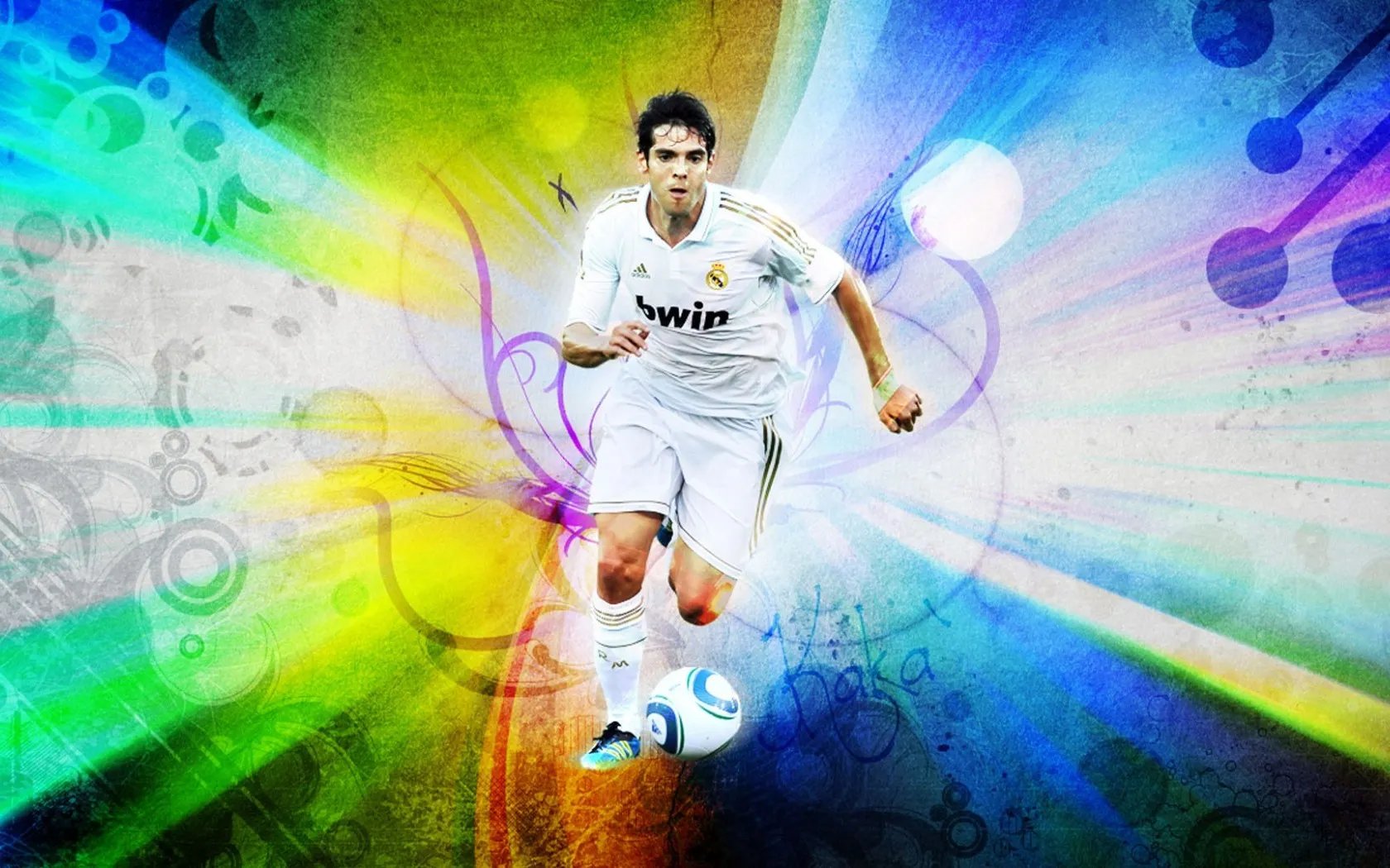 求kaka或皇马或伯纳乌球场的高清壁纸，1440*900以上或者1080P的最好