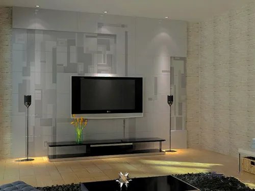 2017客厅电视背景墙装修效果图大全欣赏