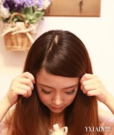 新刘海编头发花样步骤图解教你打造甜美造型