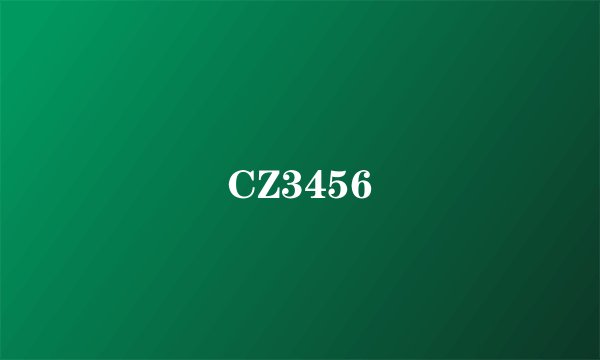 CZ3456