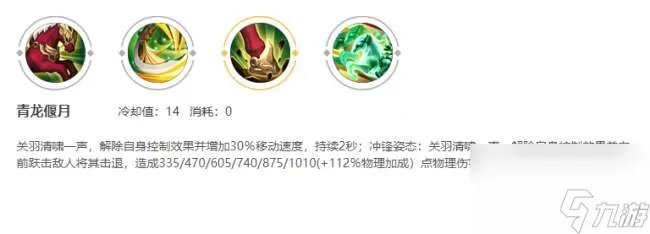 王者荣耀关羽出装攻略2023 技能解析和最强出装顺序