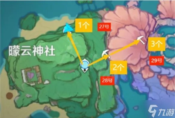 《原神》2.6紫晶石哪里多 2.6版本紫晶石采集路线与你分享
