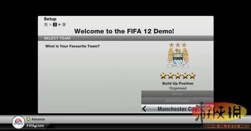 《FIFA12》DEMO游戏内键盘设置方法