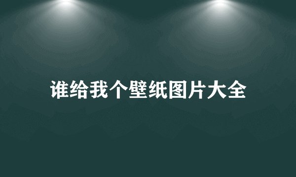 谁给我个壁纸图片大全