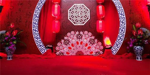 中国风婚礼怎么布置  中式婚礼现场布置图片