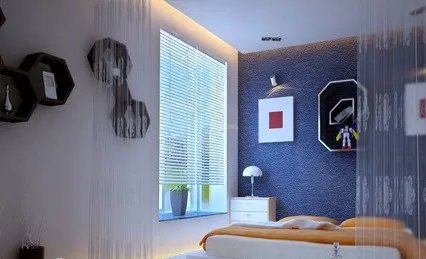 10款蓝色卧室背景墙 享受夏日清凉