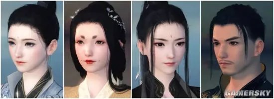 参加《逆水寒》捏脸比赛的选手们捏出了这些脸