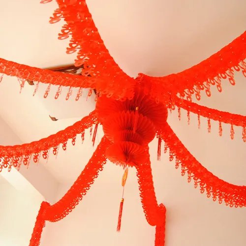 婚房彩带布置图片 彩带如何布置婚房