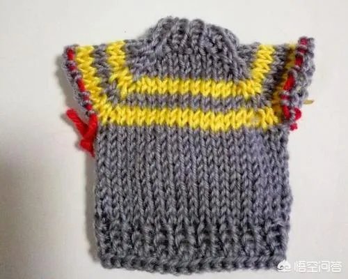 两种颜色的毛衣编织方法？