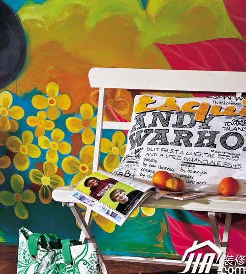 随性涂鸦墙饰 家的多种美丽表情