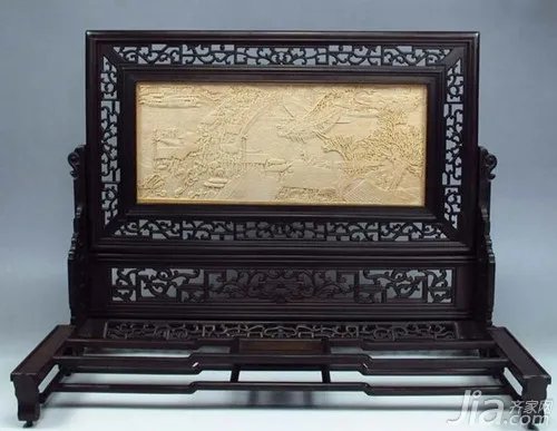 玄关屏风图片 办公屏风隔断效果图 仿古屏风门